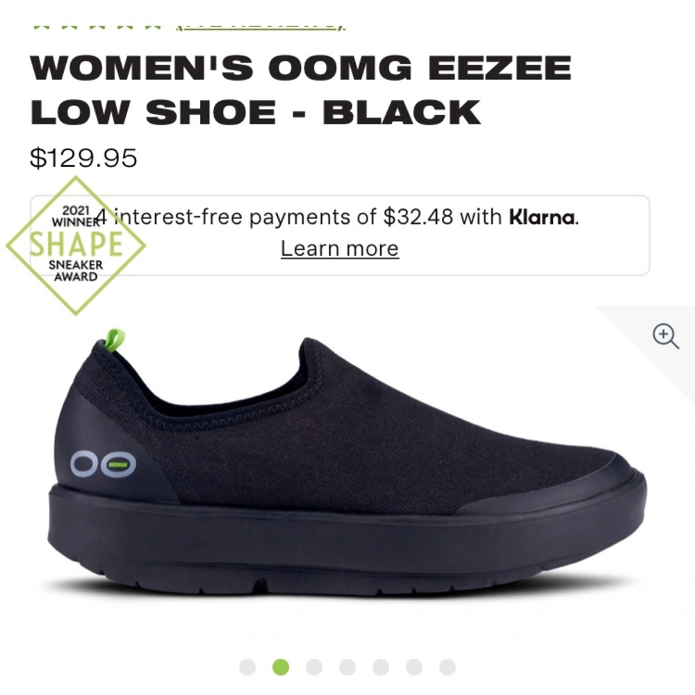 OOFOS OOMG EEZEE low shoe